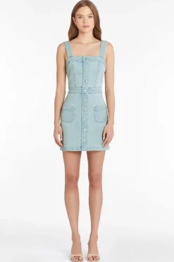 Outlet - Archie Denim Dress - Iceberg Mini Dresses | Denim
