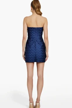Outlet - Arely Dress In Pleat - Navy Dresses | Mini Dresses