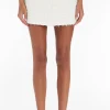 Hot - Hope Skirt in Kerrigan Tweed - White Mini Skirts