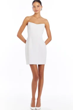 Clearance - Ivy Mini Dress - Ivory Dresses | Mini Dresses