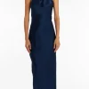 Fashion - Jade Silk Maxi - Navy Dresses | Long Dresses