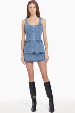 Discount - Kya Skort Romper - Classic Wash Dresses | Mini Dresses