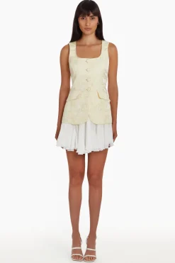 Hot - Lilibet Dress - White/Cornsilk Mini Dresses | Dresses