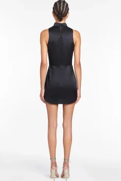 Best - Marshall Silk Dress - Black Dresses | Mini Dresses