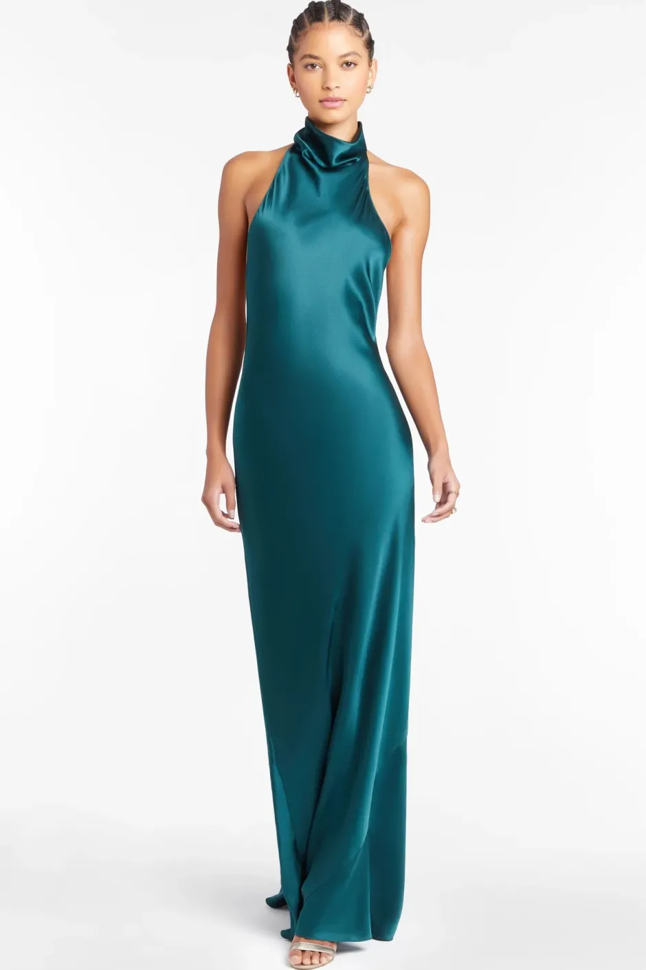 Clearance - Rainier Silk Gown - Conifer Dresses | Long Dresses