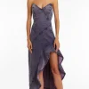 Best - Symone Denim Dress - Pink Acid Wash Dresses | Long Dresses