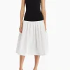 Discount - Valencia Dress - Black/Ivory Midi | Midi Dresses