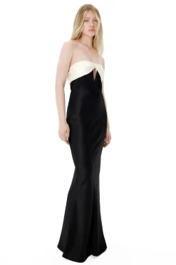 Hot - Aine Dress - Black/Ivory Long Dresses | Dresses