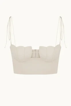 Online - Becca Top - Ivory Crop Tops