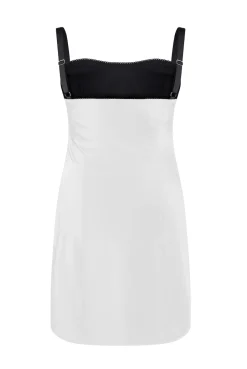 Clearance - Mini Dancer Dress - White/Black Mini Dresses | Dresses
