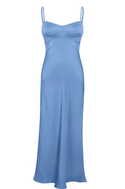 New - Waterlily Dress - Baby Blue Midi | Midi Dresses
