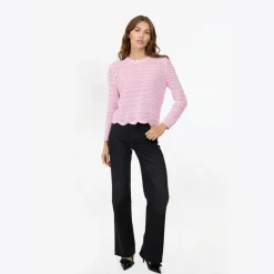 Online - Crew w/ Scallop Edge - Multiple Colors Sweaters & Knits