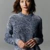 Discount - Gradient Stripe Crew - Blue Combo Sweaters & Knits
