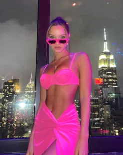Online - Agam Top - Fuschia Crop Tops