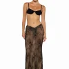 New - Balena Skirt - Black Lace Coverups