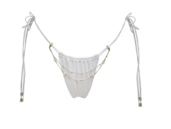Online - Bloom Bottom - White Bikini