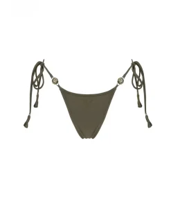 Clearance - Chain Bottom - Olive Green Bikini