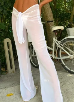 Outlet - Tommy Pant - White Coverups