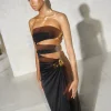 Discount - Isla Maxi Dress - Golden Light Dresses | Long Dresses