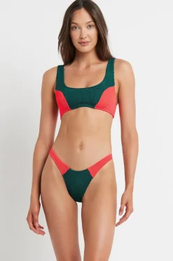 Fashion - Malibu Crop Top - Jewel Green Multi Bikini | Crop Tops