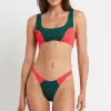 Discount - Scene Brief - Jewel Green Multi Bikini