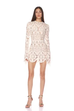 Fashion - Marley Crochet Mini Dress - White Mini Dresses | Dresses