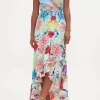 Hot - Draped Front Wrap Dress - Go Stag Dresses | Long Dresses
