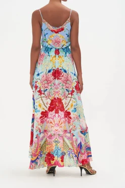 Hot - Draped Front Wrap Dress - Go Stag Dresses | Long Dresses