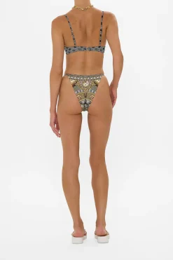 Outlet - Pant With Cut Out And Trim - Temples Of Dendara Bikini