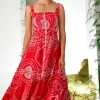 Fashion - Greba Long Dress - Red Long Dresses | Dresses