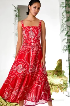 Fashion - Greba Long Dress - Red Long Dresses | Dresses