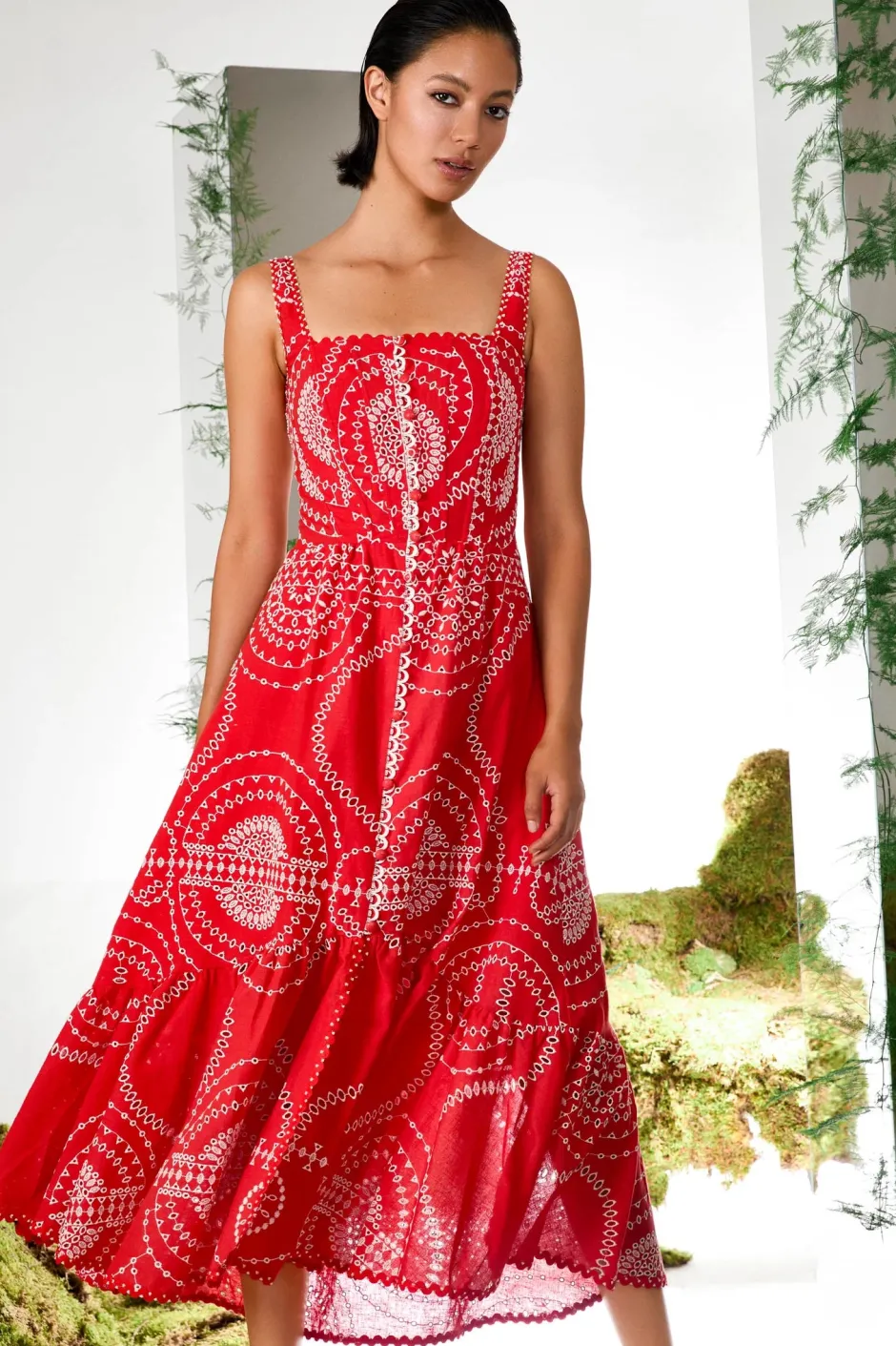 Fashion - Greba Long Dress - Red Long Dresses | Dresses