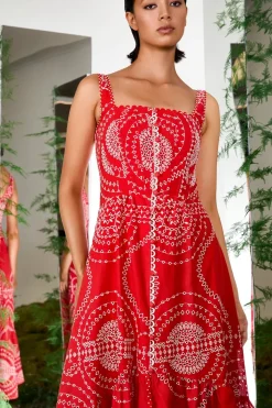Fashion - Greba Long Dress - Red Long Dresses | Dresses