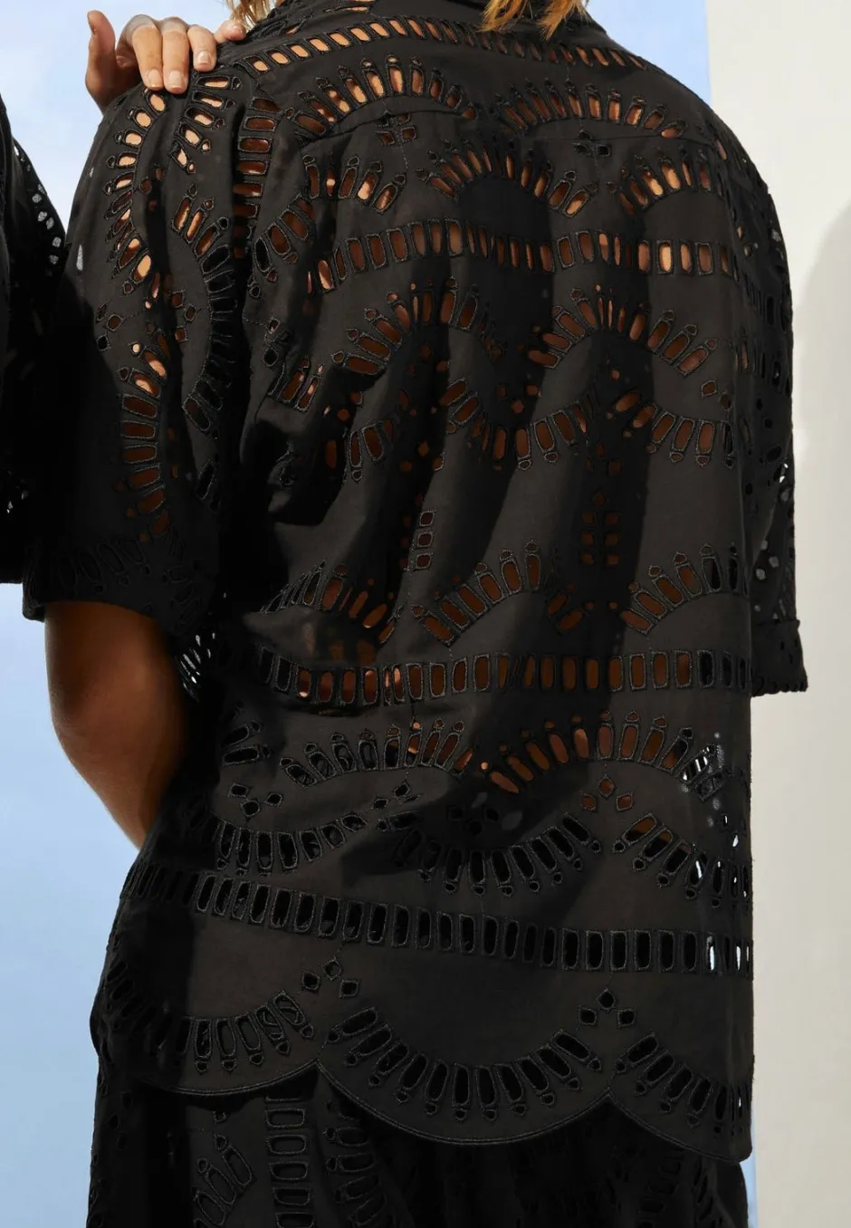 New - Isma Blouse - Black Samoa Coverups | Blouses