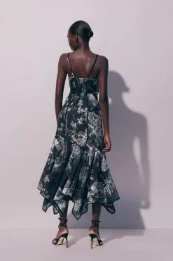 Hot - Leony Long Dress - Black/White Dresses | Long Dresses