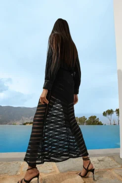New - Long Skirt Oumary - Black Shamena Long Skirts