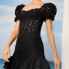 Online - Lucrecia Skirt - Black Fruition Mini Skirts