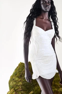 Discount - Short Dress Auri - Ivory Mini Dresses | Dresses