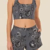 Fashion - Top Colette - Blue Jac Crop Tops