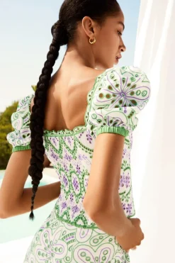 New - Top Ella - Lilac Fruition Crop Tops