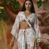 Discount - Top Paya - White Fresca Crop Tops