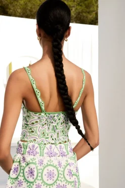 New - Top Tessa - Lilac Fruition Crop Tops