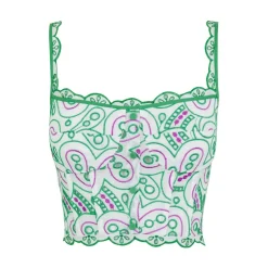 New - Top Tessa - Lilac Fruition Crop Tops