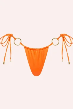 Discount - Cove String Bottoms - Orange Bikini