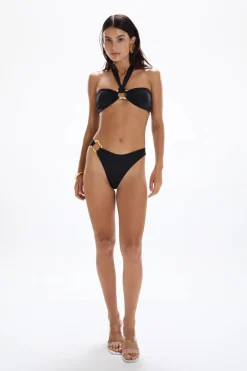 Best - Locket Bandeau Top - Black Bikini