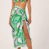 New - Long Silky Scarf - Fern Coverups | Long Skirts