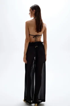 Discount - Mission Shirred Pants - Black Coverups | Pants