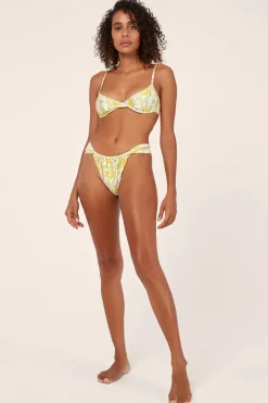 Hot - Shrine Bra - Golden Print Bikini