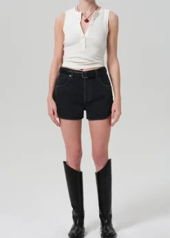 Clearance - Abita Short - Washed Black Shorts | Shorts