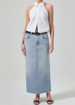 Hot - Adeline Sleeveless Shirt - Optic White Crop Tops